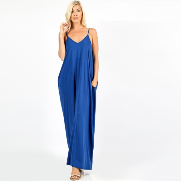 Brick Pocket V-Neck Tank Maxi Dress - Picture 6 of 7